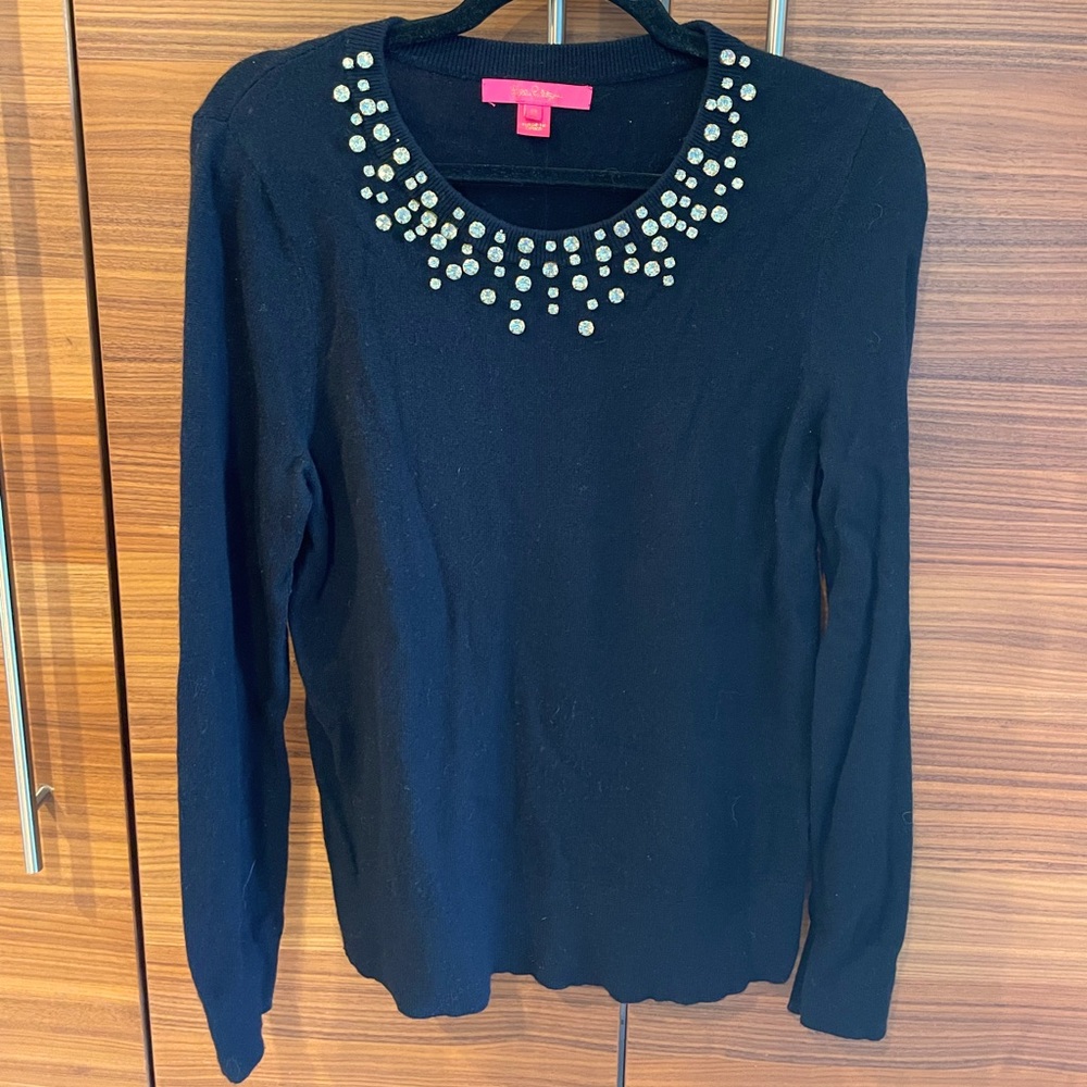 Lilly Pulitzer Rhinestone Sweater